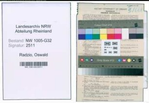 Entnazifizierung Oswald Radzio , geb. 26.01.1905 (Kaufm.Angestellter)