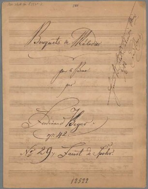 Fantasies; pf; op. 42/29 - BSB Mus.Schott.Ha 13561-2