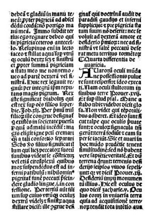 Quarta differentia de auaricia.