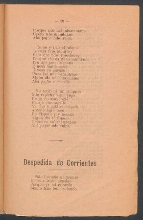 Despedida de Corrientes