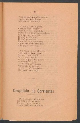 Despedida de Corrientes