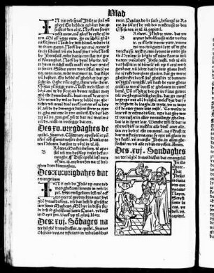 Des xvi So[n]dages na der hilghe[n] drevoldicheit