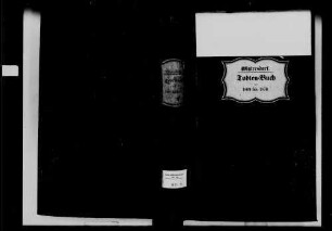 Wintersdorf, katholische Gemeinde: Sterbebuch 1809-1870