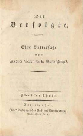 Theil 2: Der Verfolgte