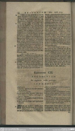 Responsum CIII.