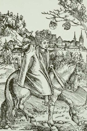 Sächsischer Prinz zu Pferde