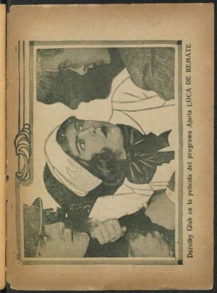 Dorothy Gish en la película del programa Ajuria oca de remate