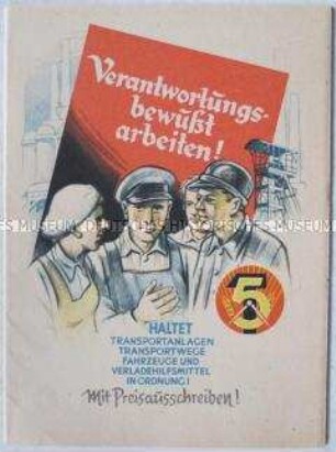Illustriertes Merkblatt zur Verhütung von Arbeitsunfällen