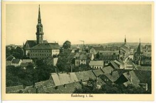 Radeberg. Blick auf Radeberg