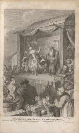 "Das Jahrmarkts Fest zu Plundersweilern" Die Aufführung des "Esther-Spiels"