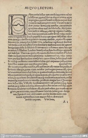 AEQUO LECTORI.