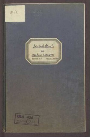 Journal-Buch der Badischen Freiwilligen-Batterie 3