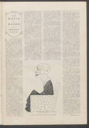 La novia de barro : [Con una caricatura de Villarnobo]