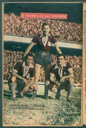 Daponte, Guidi, Nazionale, valores del Club Lanús - [Fotografía] : Estrellas del deporte