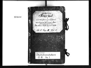 Französische Hoftagebücher des Geheimen Kabinetts, 1734 - 1738