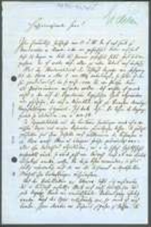 Brief von August Wilhelm Eichler an Unbekannt