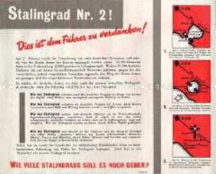 Abwurf-Flugblatt der Alliierten zur Vernichtung von zehn deutschen Divisionen an der Ostfront