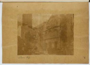 Kathedrale, Soissons: Ansicht Südquerhaus (aus: Skizzen- und Fotoalbum 10)