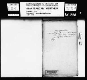 Ausschreiben der Centgrafen von Michelrieth über die Abhaltung des Centgerichts daselbst