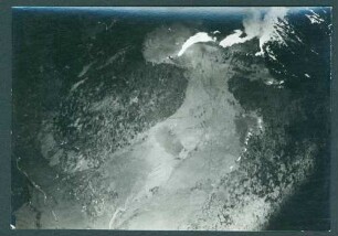 Foto einer vermuteten Batterie-Stellung südöstlich vom Geislager (Luftbild)