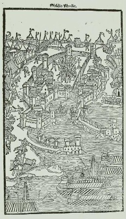 Carusin, Guillelmus: Rhodiorum historis: Die Belagerung der Johanniter auf Rhodos, Blatt a 8 r