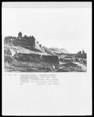 Landschaft mit einem Schloß