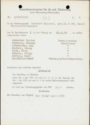 Maucher, Gebhard
