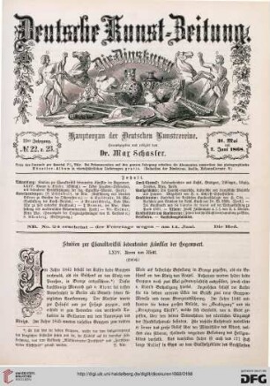 Nr. 22. u. 23 (31. Mai und 7. Juni 1868)