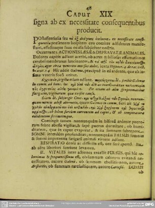 Caput XIX signa ab ex necessitate consequentibus producit