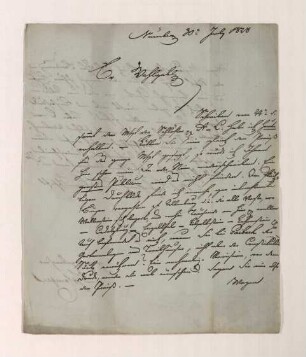 Brief von Friedrich Campe an Joseph Heller