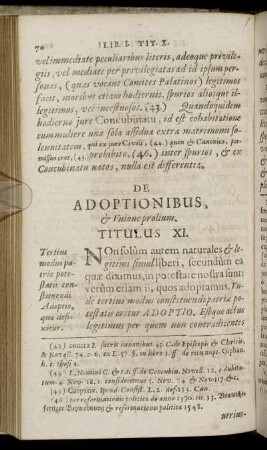 Titulus XI. - XV.