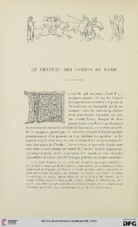 3. Pér. 19.1898: Le château des Comtes de Gand