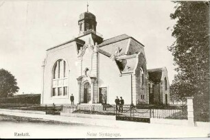 Rastatt, RA; Neue Synagoge, Außenansicht