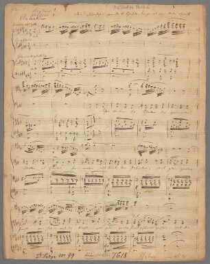 Das Ständchen, Singstimme, Violine, Klavier - BSB Mus.Schott.Ha 7817-2