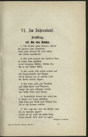 VI. Im Jahreslauf