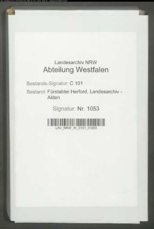 Korrespondenz der Dechantin (Eleonore, Landgräfin zu Hessen-Homburg)