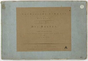 Die Bastei in fünf Ansichten von Ludwig Richter, erstes Heft der Reihe "Die Sächsische Schweiz in Bildern"