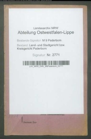 Erblasser: Albracht, Franziska: