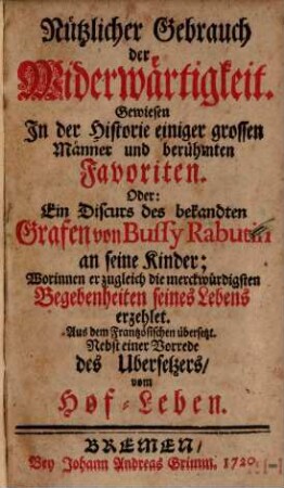 Nützlicher Gebrauch der Widerwärtigkeit