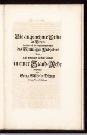 Standrede