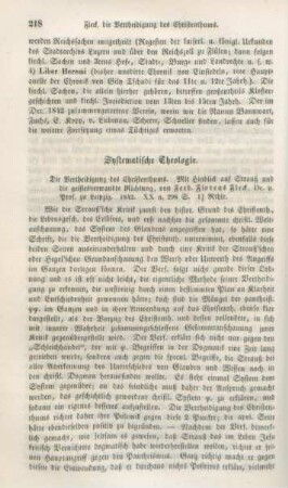 218-249 Systematische Theologie
