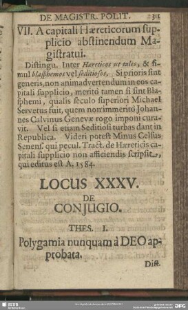 Locus XXXV. De Conjugio