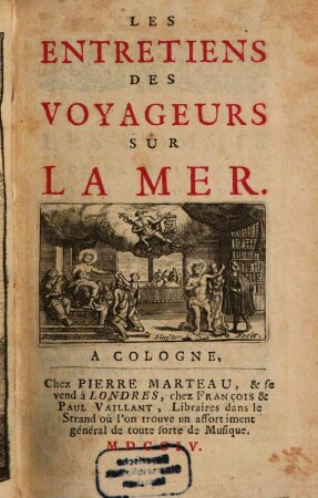 Les Entretiens Des Voyageurs Sur La Mer
