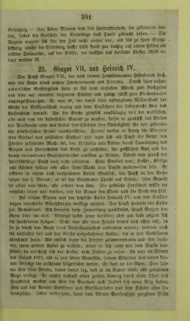 23. Gregor VII. und Heinrich IV.