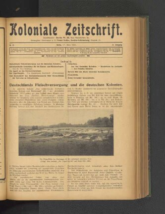 Nr. 12. Berlin, 17. März 1911. 12. Jahrgang.
