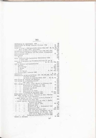 Register zu Band 1 und 2 des Verzeichnisses der Handschriften der Kieler Universitäts-Bibliothek, welche die Geschichte und das Recht der Herzogthümer Schleswig und Holstein betreffen.