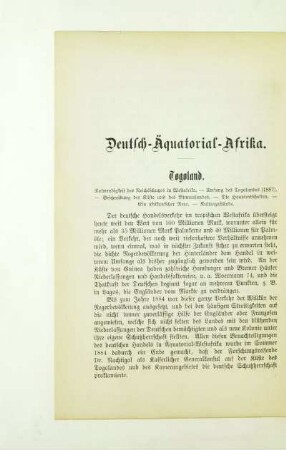 Deutsch-Äquatorial-Afrika