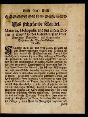 Das sechzehende Capitel.