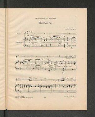 Romanza. [Pianoforte.]