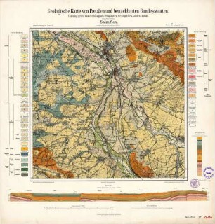 [3918] Salzuflen, Geologische Karte von Preußen und benachbarten Bundesstaaten